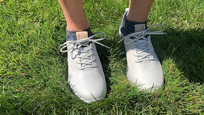 【最終価格】ecco s three Gore-Tex 23.5 ゴルフシューズ エコー ECCO ゴアテックス M ゴルフ Sスリー （RETRO BLUE/WHITE